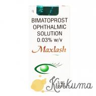 Макслаш средство для роста ресниц (Maxlash 3ml Bimatoprost ophthalmic 6 solution