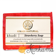 Мыло "Кхади Клубника" 125г (Khadi Strawberry Soap)
