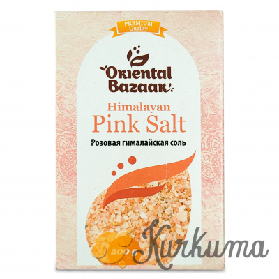 Розовая гималайская соль 200гр (Pink salt) 