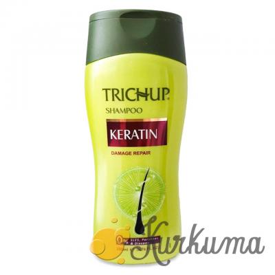 "Тричуп" шампунь Кератин, восстановление поврежденных волос 200мл (Vasu Keratin 