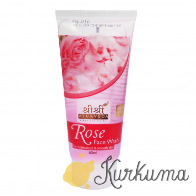 Гель для умывания Роза, от Шри Шри Аюрведа (Rose Face Wash Sri Sri Ayurveda) 65м