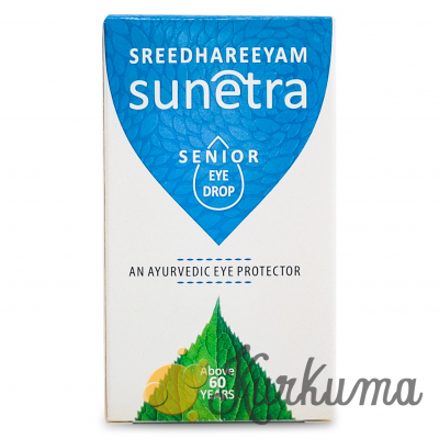 Глазные капли "Сунетра Синьёр" от возрастных изменений 10мл. (Sreedhareeyam Sune